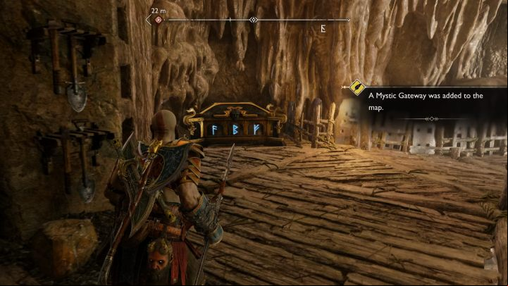 You're going to need the Spear to unlock it - God of War Ragnarok: The Applecore, Svartalfheim - secrets, collectibles - Svartalfheim - God of War Ragnarok Guide