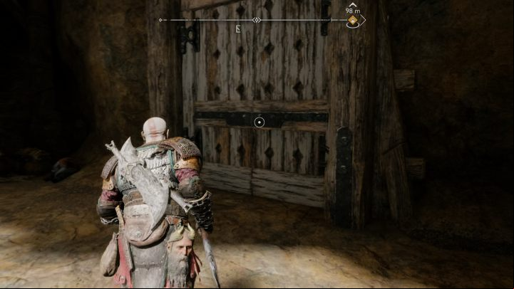 Grab the handle and jump to the other side - God of War Ragnarok: The Applecore, Svartalfheim - secrets, collectibles - Svartalfheim - God of War Ragnarok Guide