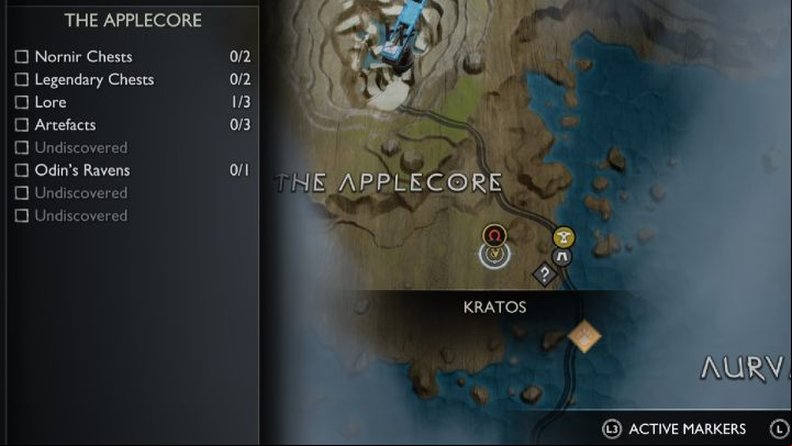 8 - God of War Ragnarok: The Applecore, Svartalfheim - secrets, collectibles - Svartalfheim - God of War Ragnarok Guide