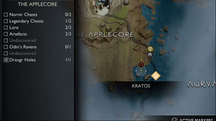 16 - God of War Ragnarok: The Applecore, Svartalfheim - secrets, collectibles - Svartalfheim - God of War Ragnarok Guide