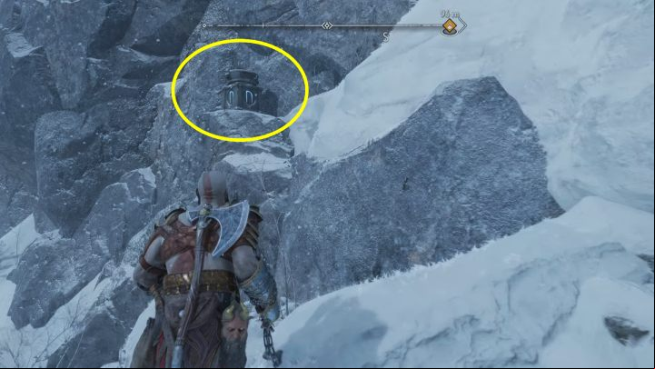 The third rune will be at the very top, by the place you just jumped off - God of War Ragnarok: Well of Urd, Midgard - secrets, collectibles - Midgard - God of War Ragnarok Guide