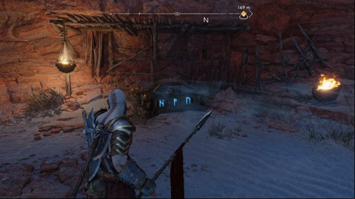 To unlock the chest, you will need the spear, which you will receive during the 10th main mission (we described it in more detail on the page How to unlock the spear - God of War Ragnarok: The Strond, Alfheim - secrets, collectibles - Alfheim - God of War Ragnarok Guide
