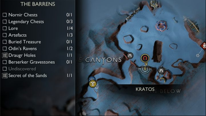 4 - God of War Ragnarok: The Barrens, Alfheim - secrets, collectibles - Alfheim - God of War Ragnarok Guide