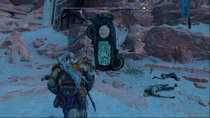 You'll find the runes next to a rock near the Berserker Gravestone - God of War Ragnarok: The Barrens, Alfheim - secrets, collectibles - Alfheim - God of War Ragnarok Guide