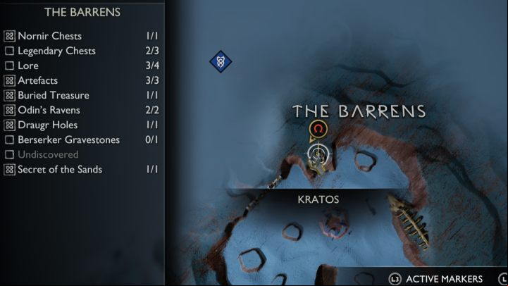 11 - God of War Ragnarok: The Barrens, Alfheim - secrets, collectibles - Alfheim - God of War Ragnarok Guide