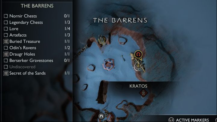 14 - God of War Ragnarok: The Barrens, Alfheim - secrets, collectibles - Alfheim - God of War Ragnarok Guide