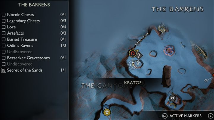 19 - God of War Ragnarok: The Barrens, Alfheim - secrets, collectibles - Alfheim - God of War Ragnarok Guide