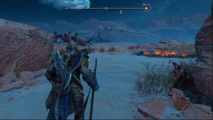 As you approach the burrow, you will be attacked by The Hateful - God of War Ragnarok: The Barrens, Alfheim - secrets, collectibles - Alfheim - God of War Ragnarok Guide