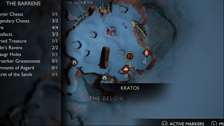 21 - God of War Ragnarok: The Barrens, Alfheim - secrets, collectibles - Alfheim - God of War Ragnarok Guide