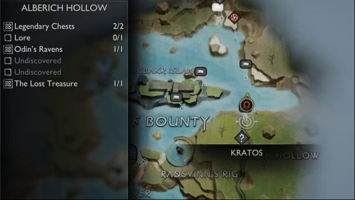 2 - God of War Ragnarok: Alberich Hollow, Svartalfheim - secrets, collectibles - Svartalfheim - God of War Ragnarok Guide