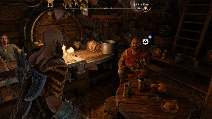 While talking to Durlin, he'll ask you to find his hammer for him - God of War Ragnarok: Spirit of Rebellion - favor, walkthrough - Favors - Svartalfheim - God of War Ragnarok Guide
