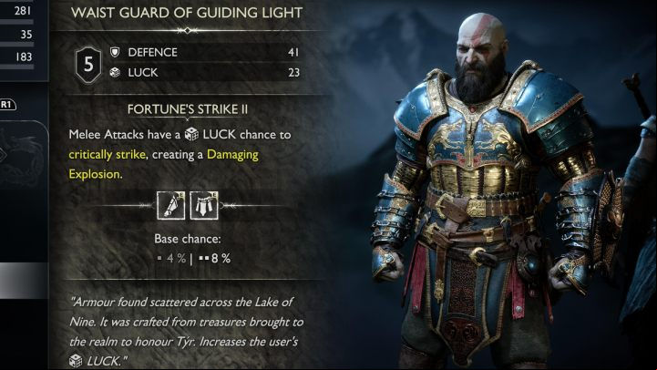 Another strong set of armor available mid-game is the Guiding Light Armor available in Midgard by doing the Guiding Light favor - God of War Ragnarok: Best Armor set - Character development - God of War Ragnarok Guide