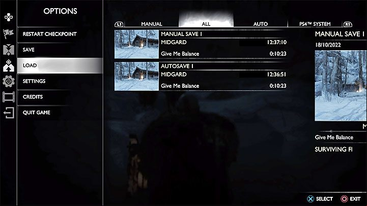 In the pause menu you can - God of War Ragnarok: How to save the game, is there a save transfer? - Game content and features - God of War Ragnarok Guide