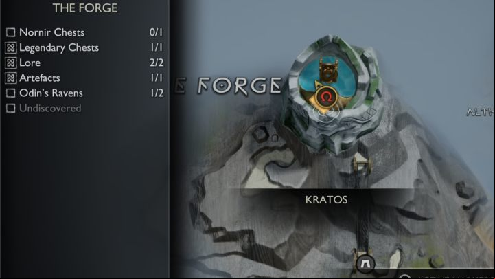 8 - God of War Ragnarok: The Forge, Svartalfheim - secrets, collectibles - Svartalfheim - God of War Ragnarok Guide