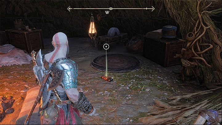 The scroll can be found on the ground in the central part of the camp (the area with friendly NPCs) - God of War Ragnarok: Freyrs Camp, Vanaheim - secrets, collectibles - Vanaheim - God of War Ragnarok Guide