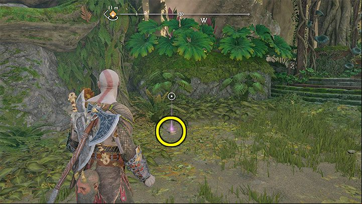 The artifact is found next to Freyr's Camp's Mystic Gateway - God of War Ragnarok: Freyrs Camp, Vanaheim - secrets, collectibles - Vanaheim - God of War Ragnarok Guide