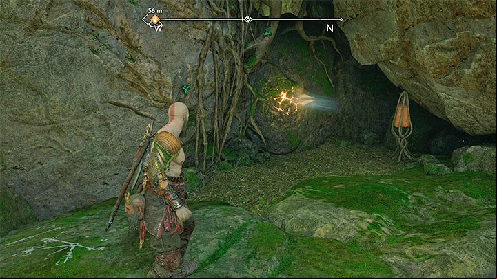 Unlocking this secret requires you to have the Draupnir Spear (the weapon obtained in the course of the main storyline) Start from the central part of the camp and follow the path northwest - God of War Ragnarok: Freyrs Camp, Vanaheim - secrets, collectibles - Vanaheim - God of War Ragnarok Guide