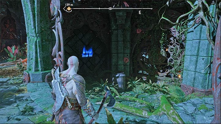 You can find the secret just after you reach the Abandoned Village for the first time - God of War Ragnarok: The Abandoned Village, Vanaheim - secrets, collectibles - Vanaheim - God of War Ragnarok Guide