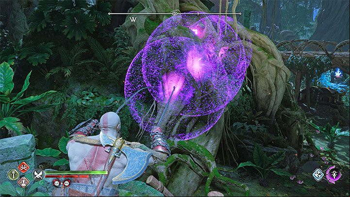 To open the chest, you must set 3 torches on fire - God of War Ragnarok: The Abandoned Village, Vanaheim - secrets, collectibles - Vanaheim - God of War Ragnarok Guide