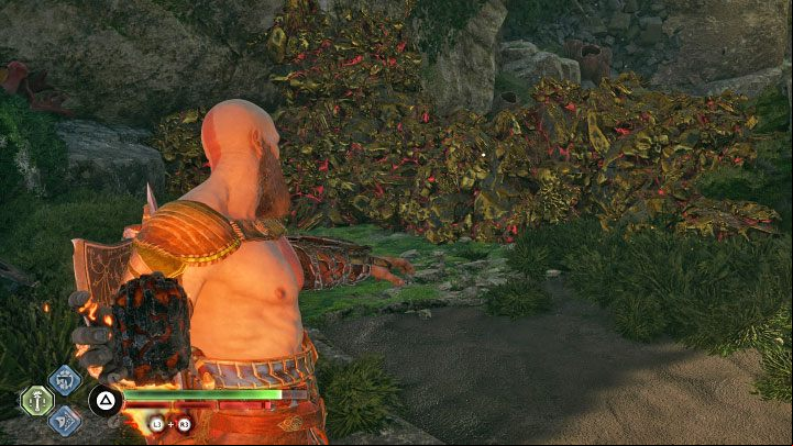 The rune chest is near the boat dock - God of War Ragnarok: The Veiled age, Vanaheim - secrets, collectibles - Vanaheim - God of War Ragnarok Guide