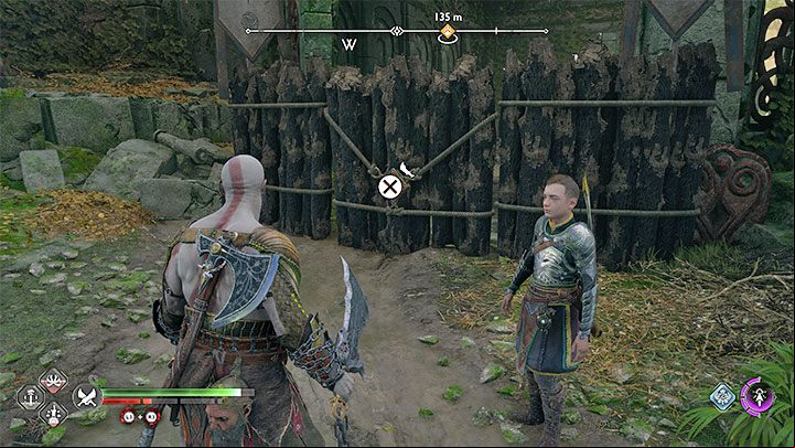 You need to get to a building in the northeastern part of the region - God of War Ragnarok: Eastern Barri Woods, Vanaheim - secrets, collectibles - Vanaheim - God of War Ragnarok Guide