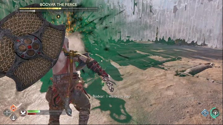 to avoid Bodvar's attacks when damaging Starolfr - God of War Ragnarok: How to defeat Bodvar the Fierce and Starolfr the Troublesome? - Berserkers - God of War Ragnarok Guide