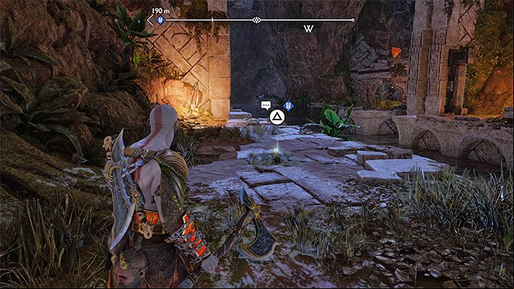 In Sinkholes, you can find one of the 9 flowers required to complete the favor of the same name - God of War Ragnarok: The Sinkholes, Vanaheim - secrets, collectibles - Vanaheim - God of War Ragnarok Guide