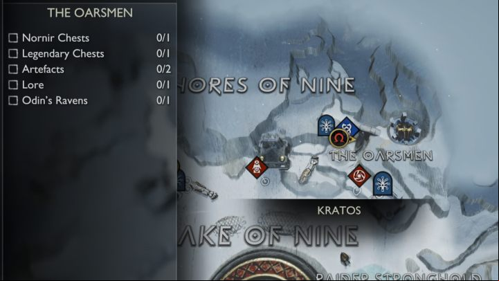 12 - God of War Ragnarok: The Oarsmen, Midgard - secrets, collectibles - Midgard - God of War Ragnarok Guide