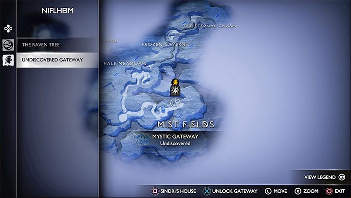 You could visit Niflheim as Atreus in the Unlocking the Mask main quest, but at that point collecting secrets was not possible yet - God of War Ragnarok: Mist Fields, Niflheim - secrets, collectibles - Niflheim - God of War Ragnarok Guide