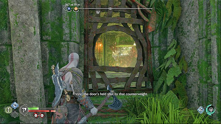 To find the legendary chest, you need to visit a locked building north of the ruins in Noatun Garden - God of War Ragnarok: Noatun Garden, Vanaheim - secrets, collectibles - Vanaheim - God of War Ragnarok Guide