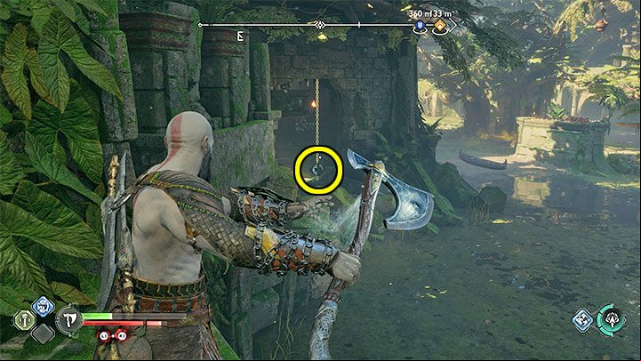 Don't leave your current position just yet - God of War Ragnarok: Noatun Garden, Vanaheim - secrets, collectibles - Vanaheim - God of War Ragnarok Guide