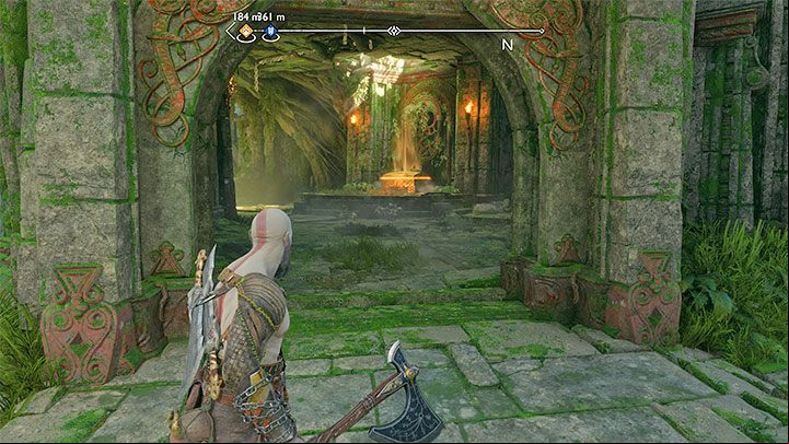 The cargo will be dropped, and the ruin entrance will unlock - God of War Ragnarok: Noatun Garden, Vanaheim - secrets, collectibles - Vanaheim - God of War Ragnarok Guide