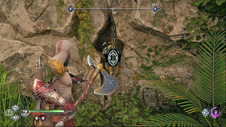 This Legendary Chest is in a locked room in the northern part of the temple - God of War Ragnarok: Vanir Shrine, Vanaheim - secrets, collectibles - Vanaheim - God of War Ragnarok Guide