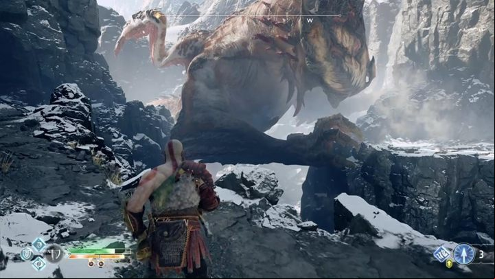 Go through the narrow age and repeat the trick with the crystal - God of War: Inside the Mountain - Walkthrough - Walkthrough - God of War Guide