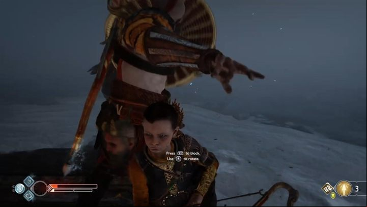 Take a quarter of their health to end the first stage of the fight - God of War: The Magic Chisel - Walkthrough - Walkthrough - God of War Guide