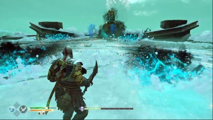 Even though this fight may be similar to those with Trolls, this enemy is much stronger - God of War: The Sickness - Walkthrough - Walkthrough - God of War Guide
