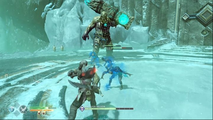 He can also summon lesser enemies that can be problematic in this fight - God of War: The Sickness - Walkthrough - Walkthrough - God of War Guide