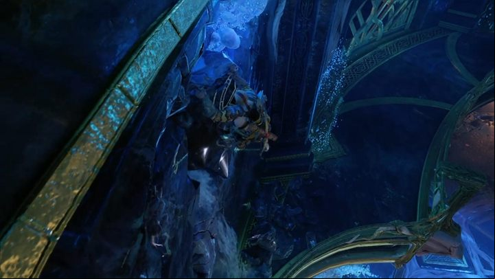 Open the door, defeat a few enemies, and climb up - God of War: The Black Rune - Walkthrough - Walkthrough - God of War Guide