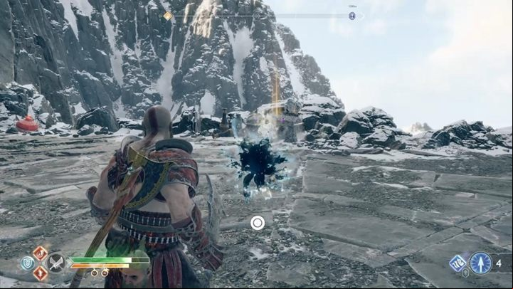 You reach Sindris shop - buy a few items/upgrade your equipment and move on - God of War: Return to the Summit - Walkthrough - Walkthrough - God of War Guide