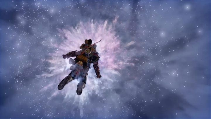 Get closer to the edge and jump into abyss - dont worry, the Unity Stone will save you - God of War: Between the Realms - Walkthrough - Walkthrough - God of War Guide