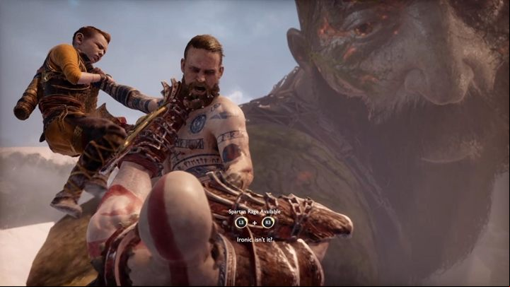 Use Spartan Rage and continue the fight - God of War: Jotunheim in Reach - Walkthrough - Walkthrough - God of War Guide