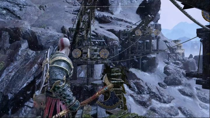 Commentary: The next fireplace is on the Asgard tower - God of War: Light of the World - list, all fireplaces - Labours - God of War Guide