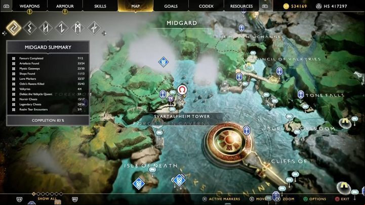 Commentary: The next fireplace is on the tower of Svartalfheim - God of War: Light of the World - list, all fireplaces - Labours - God of War Guide