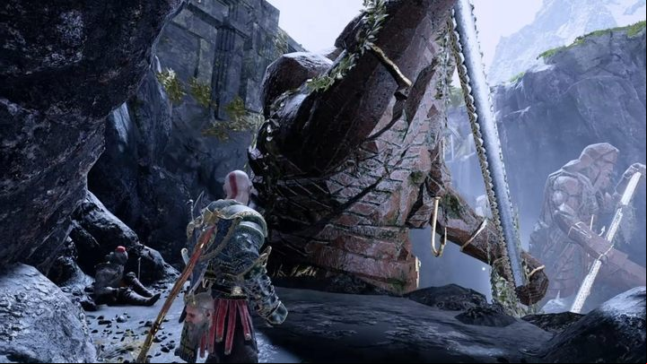 Treasure digging spot: Masons Channel - not far from Broks store - God of War: Treasure Maps - list of all, tips - Side quests and challenges - God of War Guide