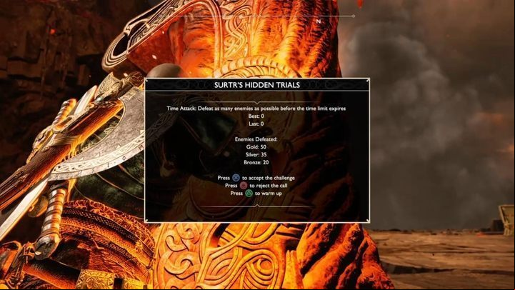Goal: Kill as many as you can in 8 minutes - God of War: Muspelheim Guide - Side quests and challenges - God of War Guide