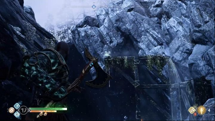 Odins Raven 1 - God of War: Landsuther Mines - all collectibles list - Shores of Nine - God of War Guide