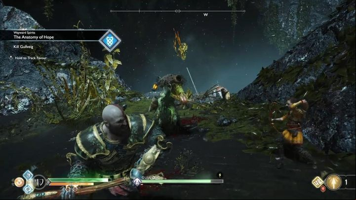 Commentary: The ghost tasks you with The Anatomy of Hope, where you have to collect three bones shown on the map - God of War: Masons channel - all collectibles list - Shores of Nine - God of War Guide