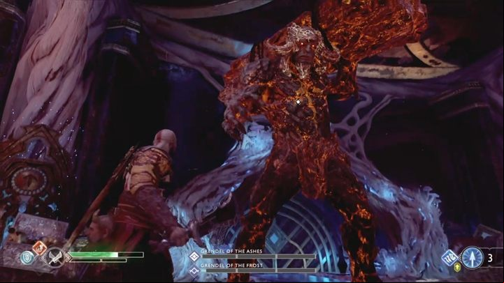The frost troll is immune to the Leviathan axe, and the fire troll is immune to the Blades of Chaos - God of War: Two Trolls in Tyrs Vault - boss, how to beat? - Bosses - God of War Guide