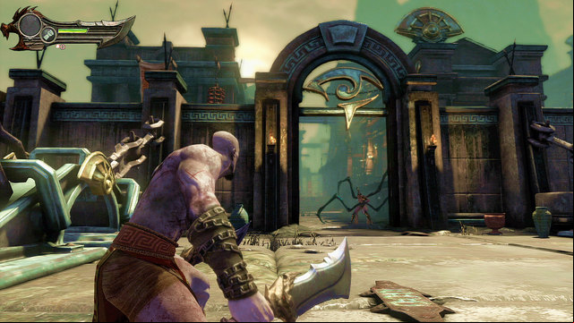 When Kratos gets out of chains and lands on the ground, the pursue of Fury begins - Chasing the Fury - Chapter 1: Prison of the Damned - God of War: Ascension - Game Guide and Walkthrough