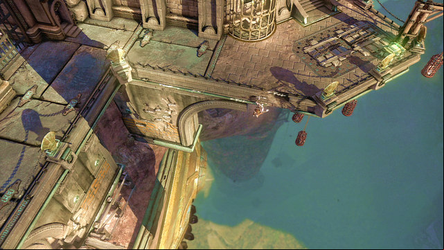 After getting onto a terrace, use green chest - Walkthrough - Chapter 2: Sewer - God of War: Ascension - Game Guide and Walkthrough